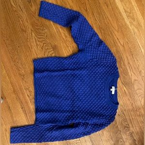 Stunning crop scale sweater royal blue size S 🤍💫 barely worn